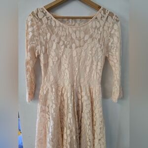 Free People Lace Dress Mini Size Small